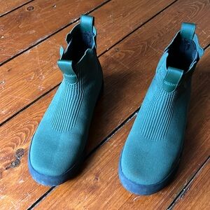 Forest Green waterproof Chelsea boots